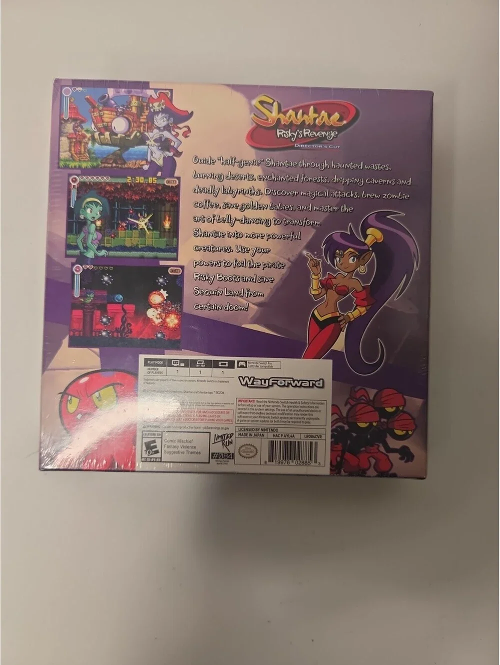 Shantae (Nintendo Game Boy Color, 2021) Limited Run Games 2021 Release